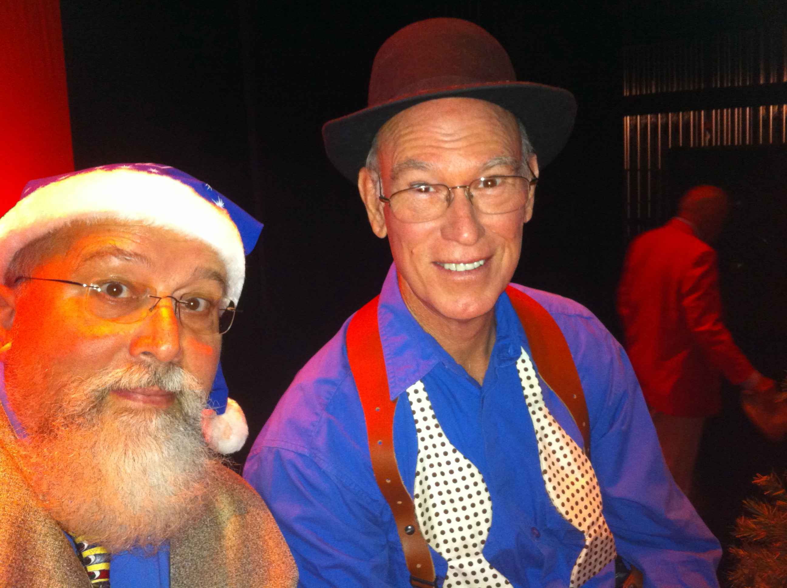 Marty and I at Herald's Christmas Show on December 10, 2011